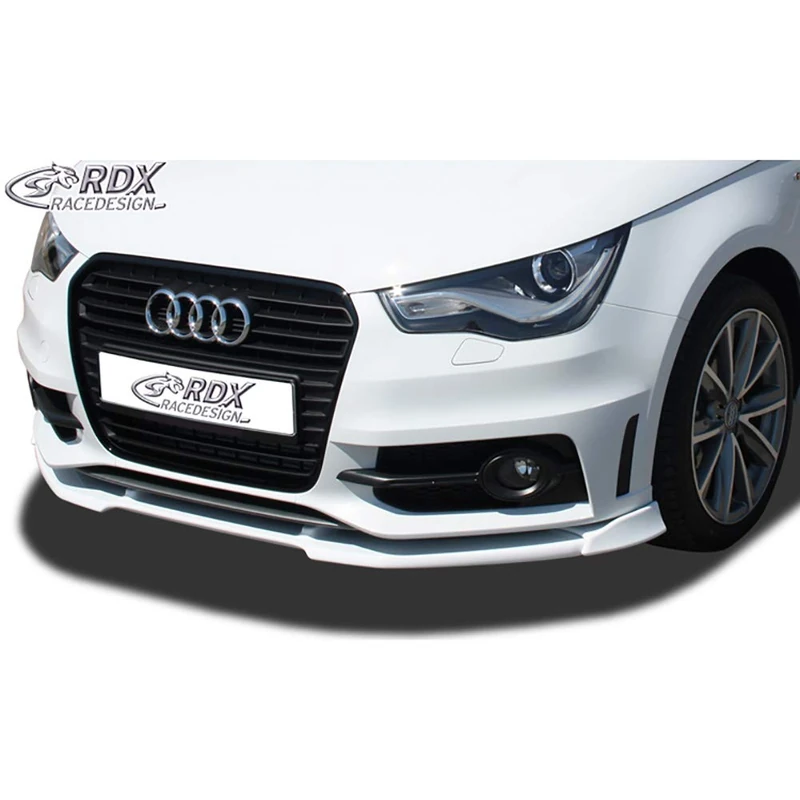 RDX Racedesign Front Black Polyurethane (PU) Spoiler for Audi A1 3/5-doors S-Line 2010-2015, TÜV Approved