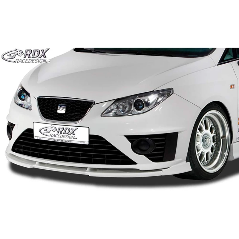 RDX Racedesign Front spoiler Vario-X compatible with Seat Ibiza 6J 2008-2012 with SE Body kit (PU)