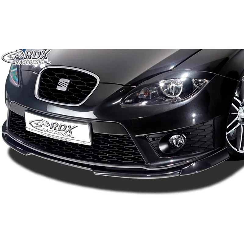RDX Racedesign Front spoiler Vario-X compatible with Seat Leon 1P Facelift 2009-2012 FR & Cupra (PU)