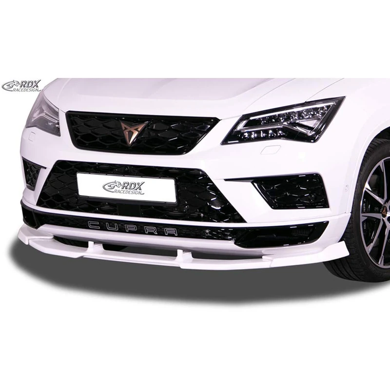 RDX Racedesign VARIO-X Front Spoiler for Seat Ateca Cupra, Made of Highworthy PU-Rim, Includes TÜV Approval
