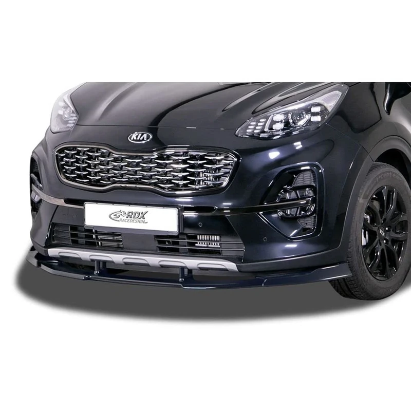 RDX Racedesign Front spoiler Vario-X compatible with Kia Sportage (QL) Facelift 2018- incl. GT-Line (PU)