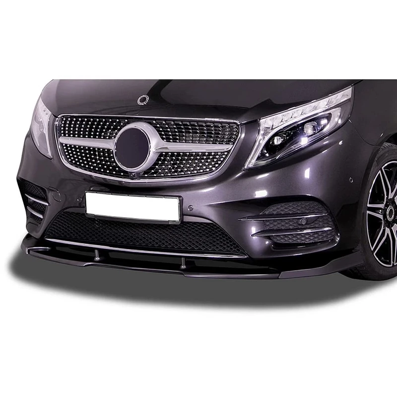 RDX Racedesign Front spoiler Vario-X compatible with Mercedes V-Class W447 AMG-Line 2014-2019 & FL 2019- (PU)