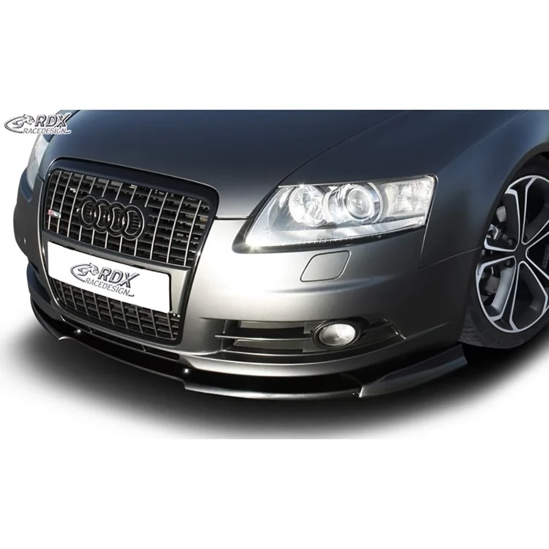 RDX Racedesign Front spoiler Vario-X compatible with Audi A6 4F S-Line 2005-2008 (PU)