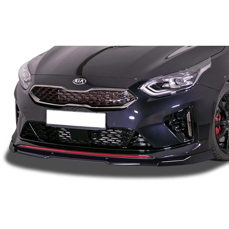 RDX Racedesign Front spoiler Vario-X compatible with Kia Ceed HB/Sportswagon & ProCeed GT/GT-Line 2018- (PU)