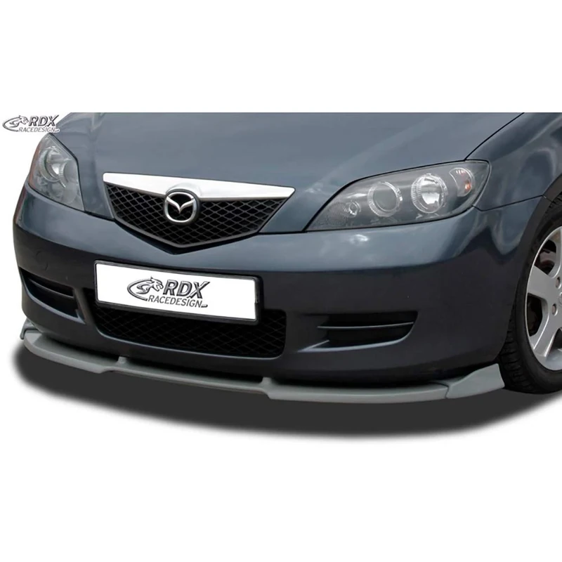 RDX Racedesign Front spoiler Vario-X compatible with Mazda 2 (DY) 2003-2007 (PU)