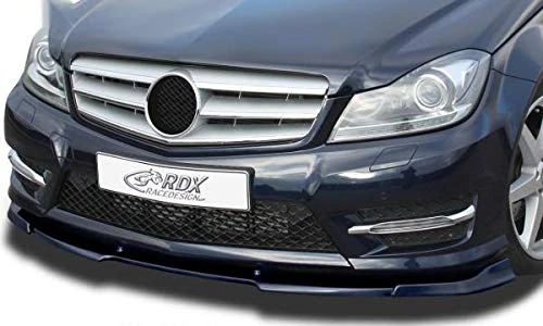 RDX Racedesign Front spoiler Vario-X compatible with Mercedes C-Class W204/S204 AMG-Styling 2011-2014 (PU)