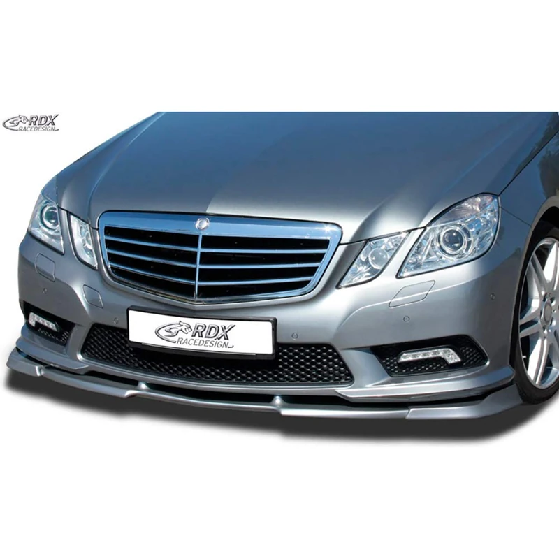 RDX Racedesign Front spoiler Vario-X compatible with Mercedes E-Class W212 AMG-Styling 2009-2013 (PU)