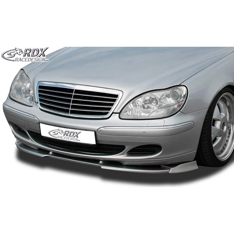 RDX Racedesign Front spoiler Vario-X compatible with Mercedes S-Class W220 2002- (PU)