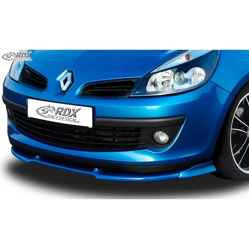 RDX Racedesign Front spoiler Vario-X compatible with Renault Clio III Phase 1 2005-2009 excl. RS (PU)