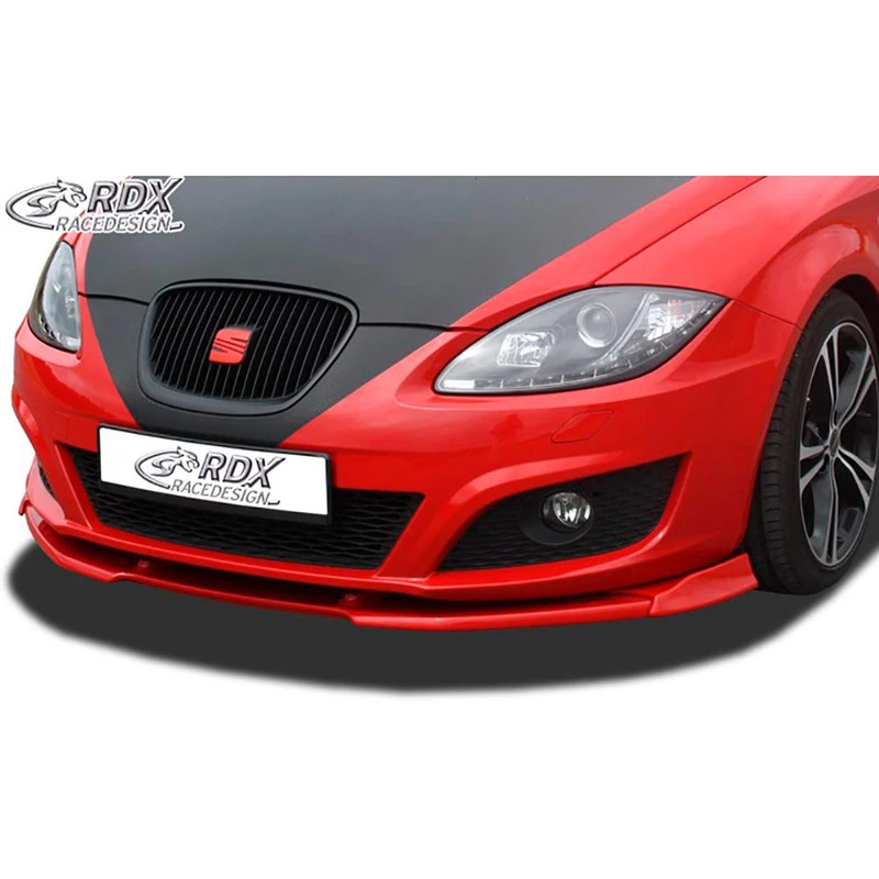 RDX Racedesign Front spoiler Vario-X compatible with Seat Leon 1P Facelift 2009-2012 excl. FR/Cupra (PU)