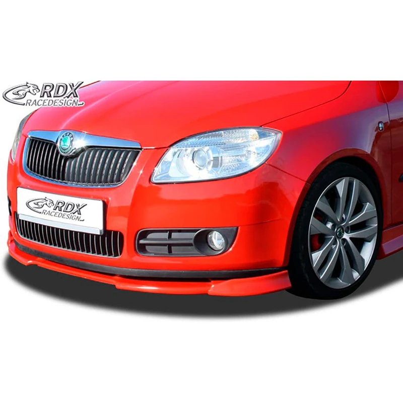 RDX Racedesign Front spoiler Vario-X compatible with Skoda Fabia II 5J 2007-2010 incl. Roomster (PU)