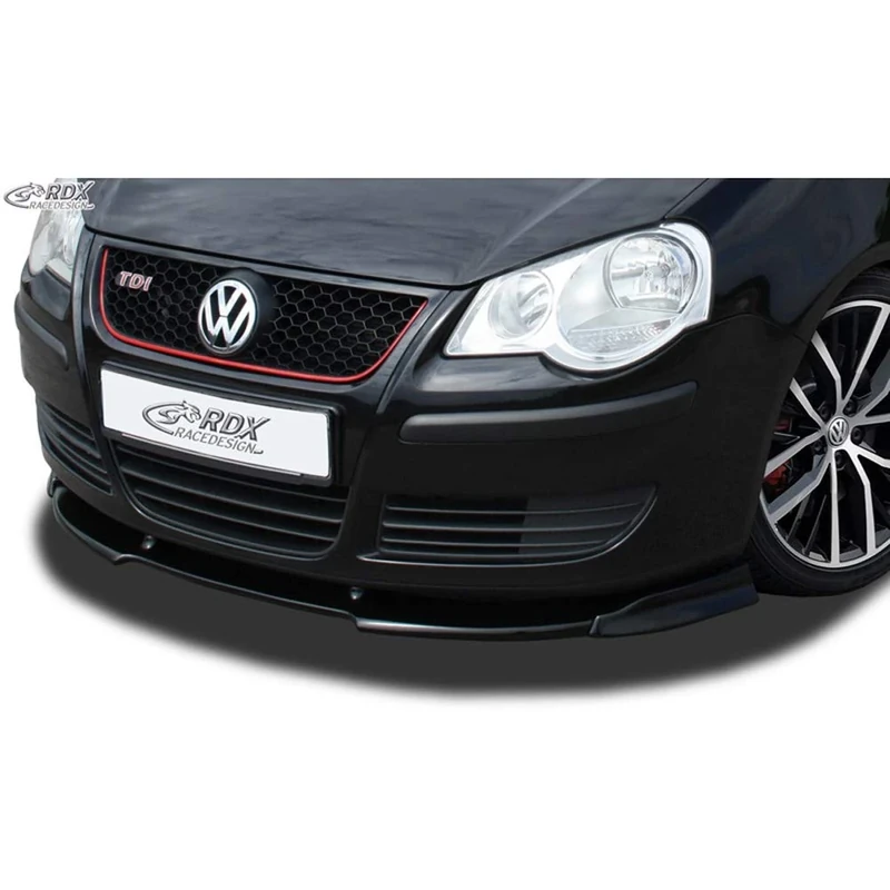 RDX Racedesign Front spoiler Vario-X compatible with Volkswagen Polo 9N2 2005-2009 incl. GTi (PU)