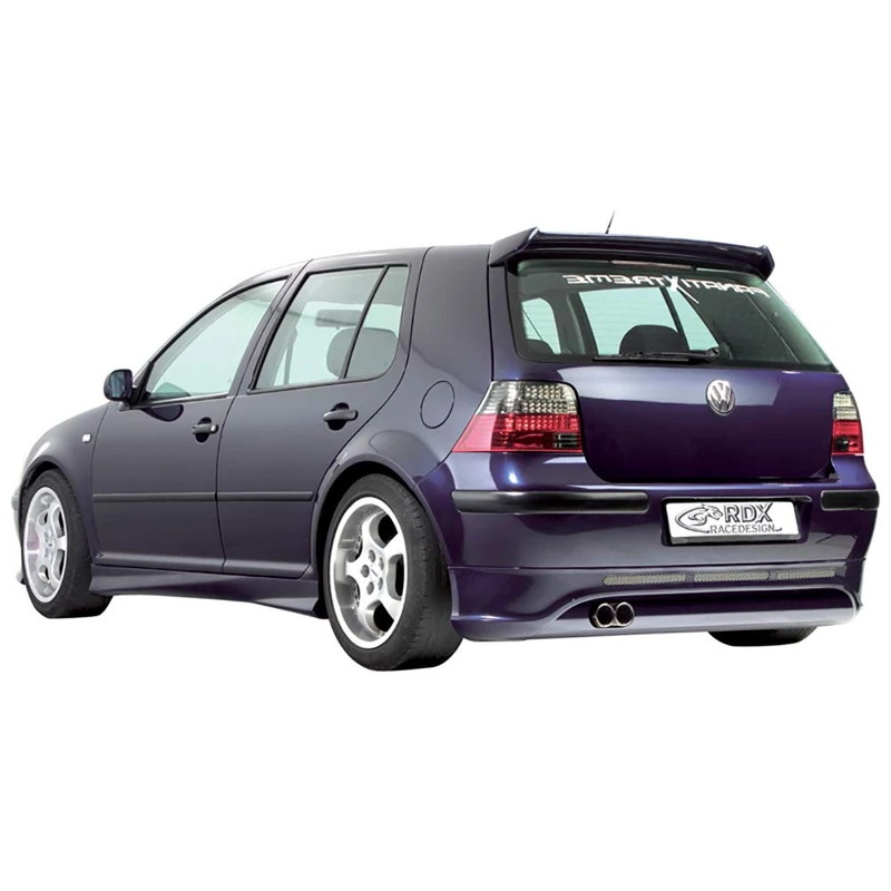 RDX Racedesign Rear bumper skirt compatible with Volkswagen Golf IV 3/5 doors (PU)