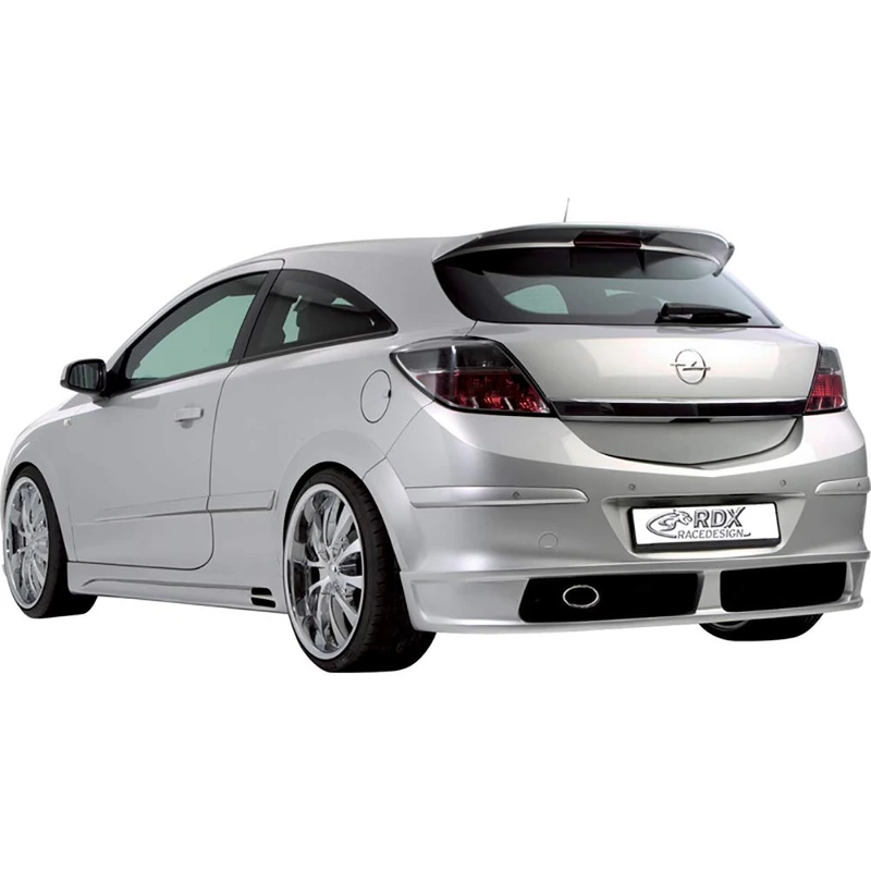 RDX Racedesign Rear bumper skirt compatible with Opel Astra H GTC (PU)