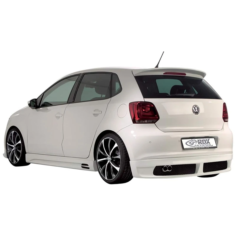 RDX Racedesign Rear bumper skirt compatible with Volkswagen Polo 6R 2009- (PU)