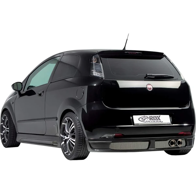 RDX Racedesign Rear bumper skirt compatible with Fiat Grande Punto 2005- (PU)