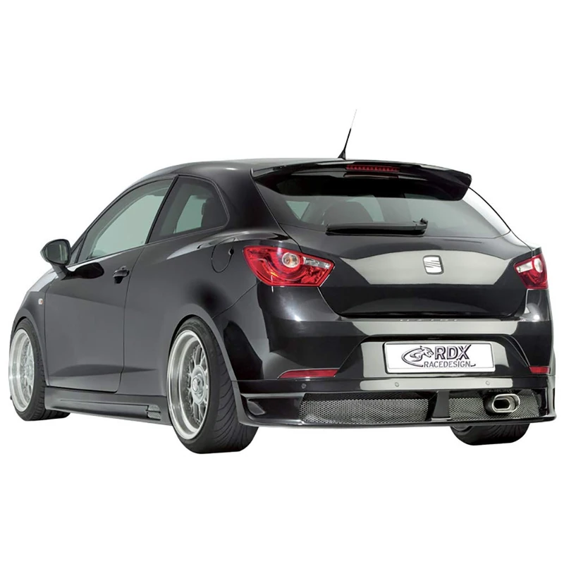 RDX Racedesign Rear bumper skirt compatible with Seat Ibiza 6J SC 3 doors 2008-2012 excl. FR/Cupra (PU)