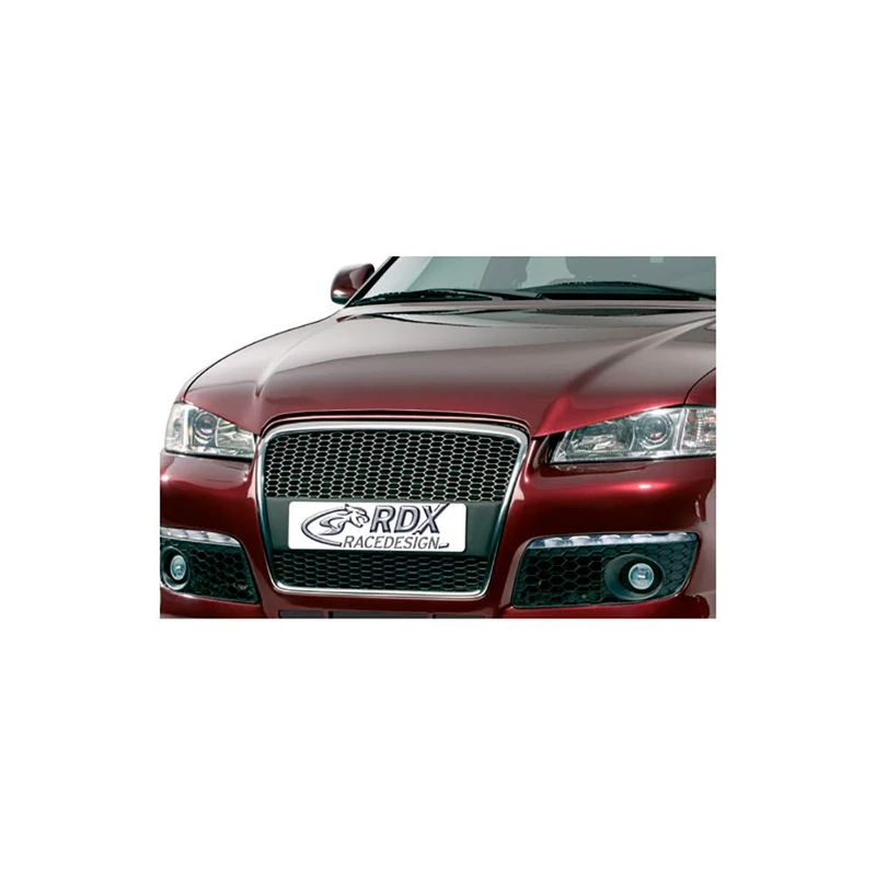 RDX Racedesign Bonnet extension compatible with Audi A4 B5 1994-2001 'SingleFrame' (Metal) - Image 1
