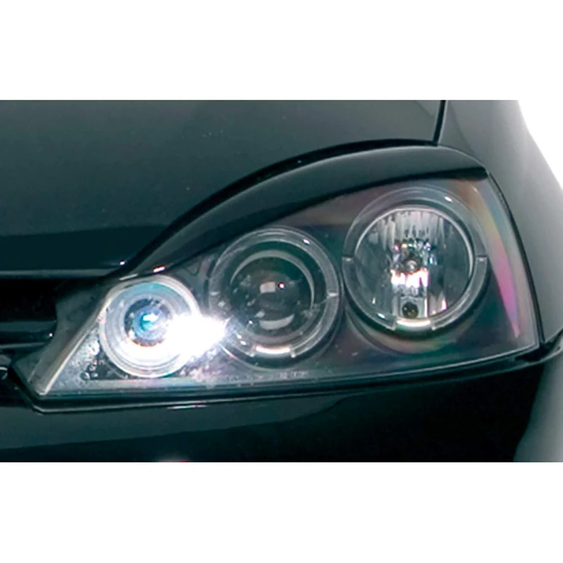 RDX Racedesign Head light spoilers compatible with Opel Corsa C 2000-2006 (ABS)
