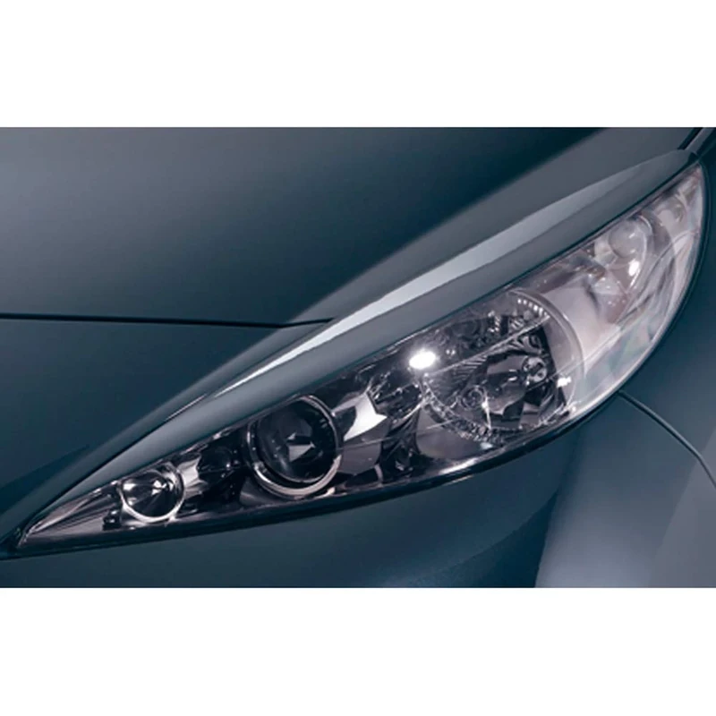 RDX Racedesign Head light spoilers compatible with Peugeot 207 2006- (ABS)