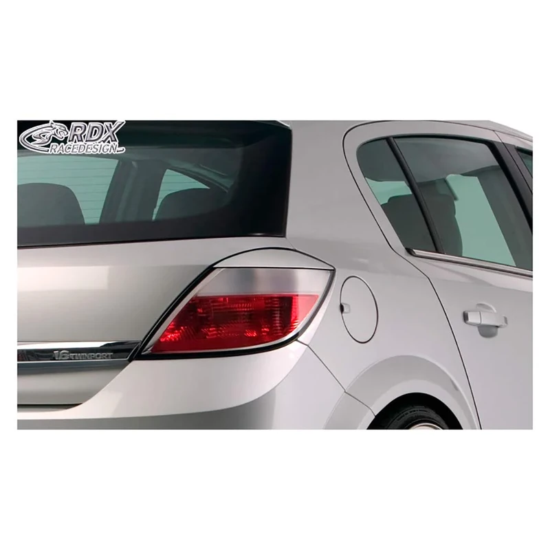 RDX Racedesign Tail light spoilers compatible with Opel Astra H HB 5-doors 2004-2009 (ABS)