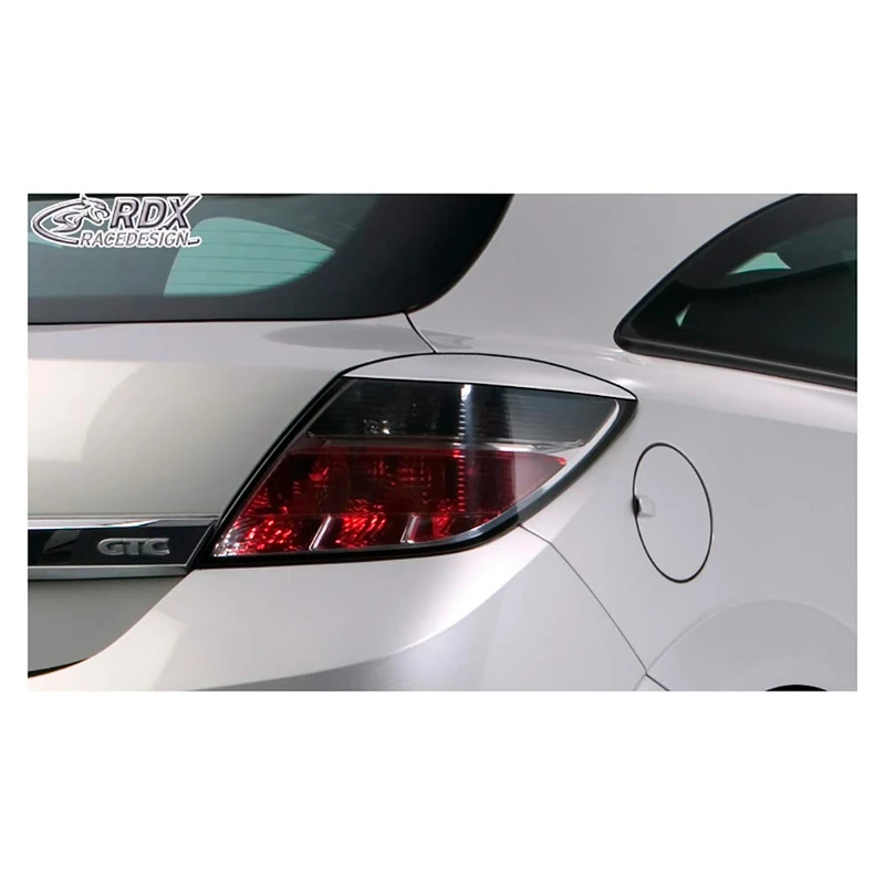 RDX Racedesign Tail light spoilers compatible with Opel Astra H GTC 2005-2009 (ABS)