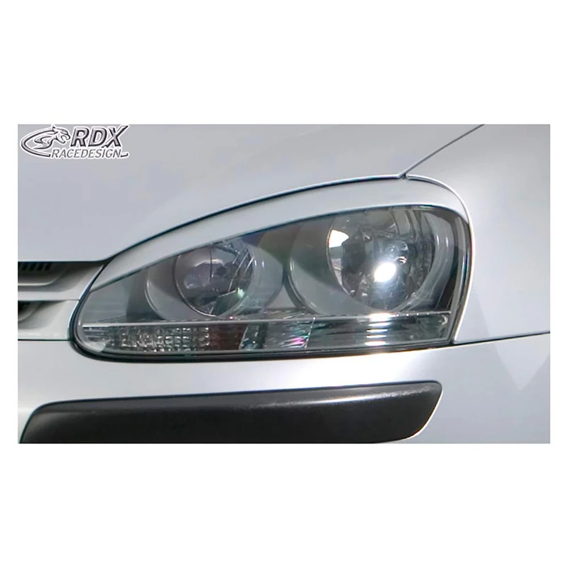 RDX Racedesign Head light spoilers compatible with Volkswagen Golf V 2003-2008 & Jetta 2005-2010 'X-Treme' (ABS)