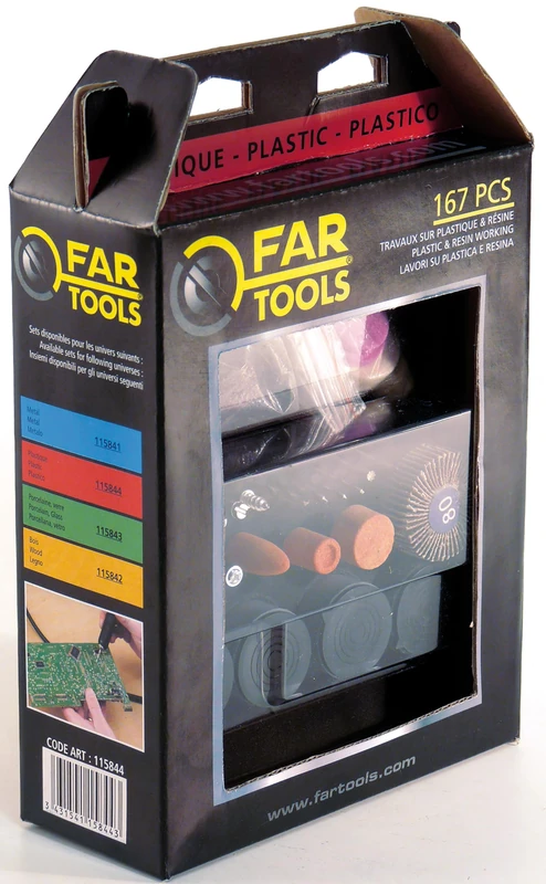 Fartools Mini Grinder Accessory Set for Plastic