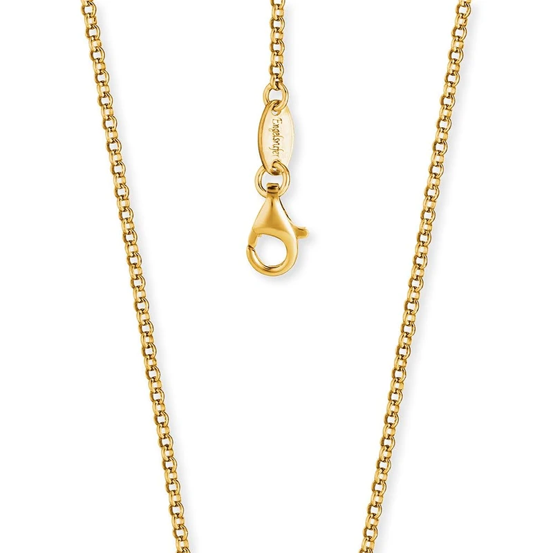 Engelsrufer Belcher Chain Necklace Gold Plated 925 Sterling Silver Thickness 2.1 mm (0.08") Length 60 cm (23.62")