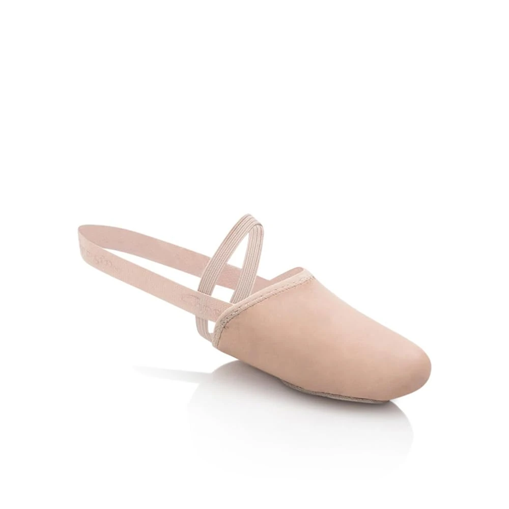 Capezio Leather Pirouette II Dance Shoes for Women Men Unisex Professional Half Split Sole Ballet Shoes for Turning Practice & Performance H062 Nude Adult Medium