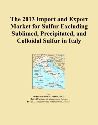 The 2013 Import and Export Market for Sulfur Excluding Sublimed, Precipitated, and Colloidal Sulfur in Italy