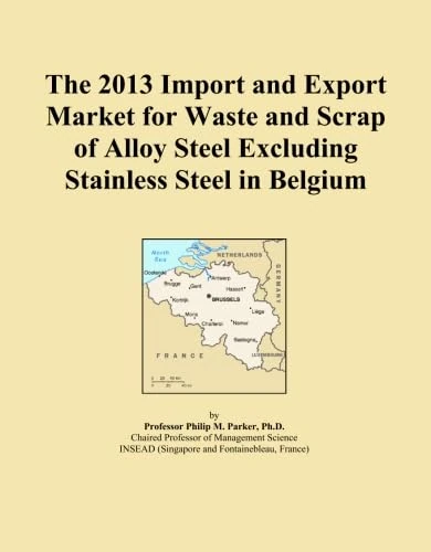The 2013 Import and Export Market for Waste and Scrap of Alloy Steel Excluding Stainless Steel in Belgium