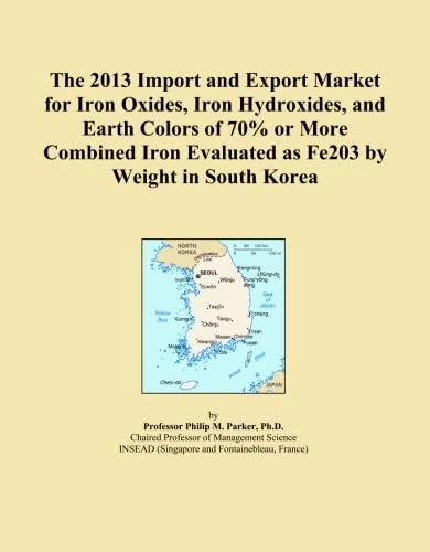 The 2013 Import and Export Market for Iron Oxides, Iron Hydroxides, and Earth Colors of 70% or More Combined Iron Evaluated as Fe203 by Weight in South Korea