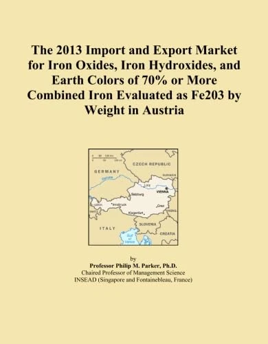 The 2013 Import and Export Market for Iron Oxides, Iron Hydroxides, and Earth Colors of 70% or More Combined Iron Evaluated as Fe203 by Weight in Austria
