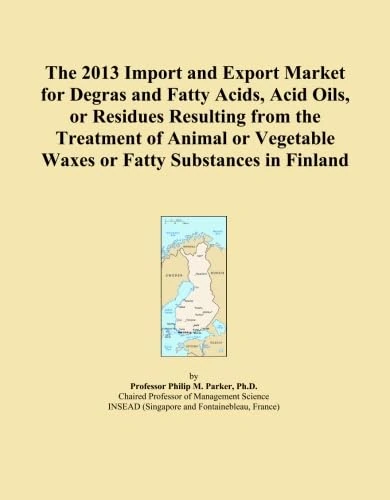The 2013 Import and Export Market for Degras and Fatty Acids, Acid Oils, or Residues Resulting from the Treatment of Animal or Vegetable Waxes or Fatty Substances in Finland