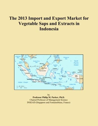 The 2013 Import and Export Market for Vegetable Saps and Extracts in Indonesia