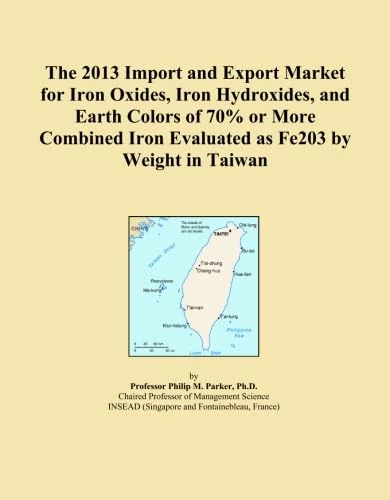 The 2013 Import and Export Market for Iron Oxides, Iron Hydroxides, and Earth Colors of 70% or More Combined Iron Evaluated as Fe203 by Weight in Taiwan