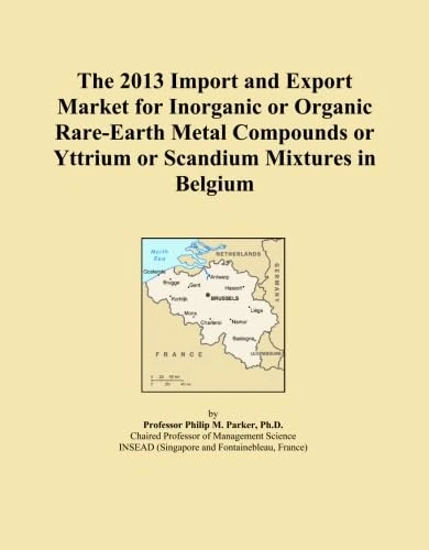 The 2013 Import and Export Market for Inorganic or Organic Rare-Earth Metal Compounds or Yttrium or Scandium Mixtures in Belgium