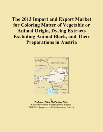The 2013 Import and Export Market for Coloring Matter of Vegetable or Animal Origin, Dyeing Extracts Excluding Animal Black, and Their Preparations in Austria