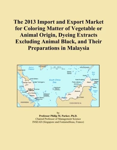 The 2013 Import and Export Market for Coloring Matter of Vegetable or Animal Origin, Dyeing Extracts Excluding Animal Black, and Their Preparations in Malaysia