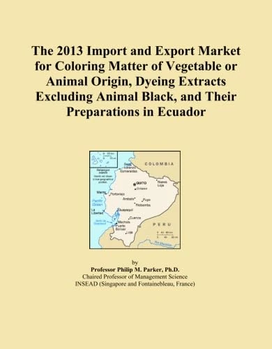 The 2013 Import and Export Market for Coloring Matter of Vegetable or Animal Origin, Dyeing Extracts Excluding Animal Black, and Their Preparations in Ecuador