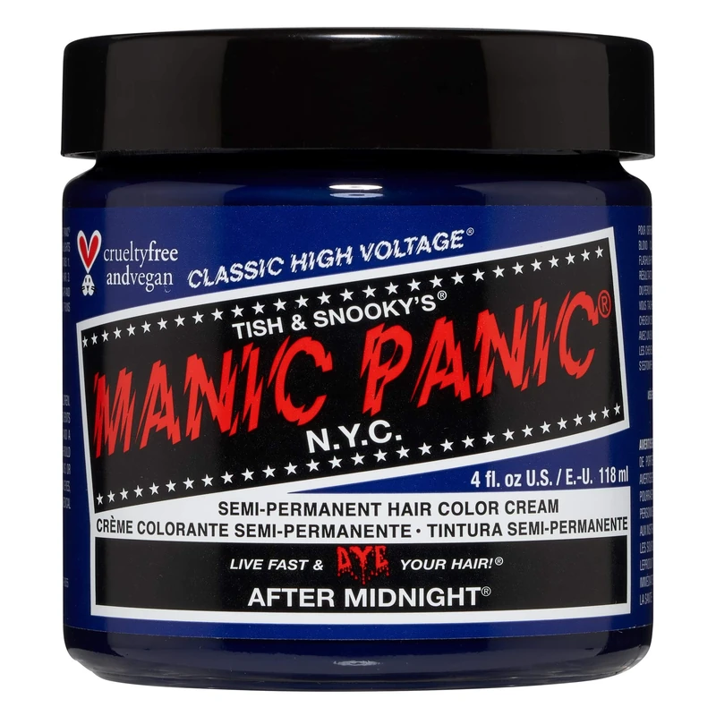 Manic Panic High Voltage® Classic Cream Formula Colour Hair Dye 118ml (After Midnight®)
