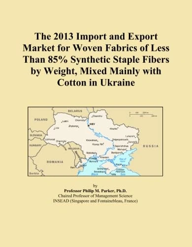 The 2013 Import and Export Market for Woven Fabrics of Less Than 85% Synthetic Staple Fibers by Weight, Mixed Mainly with Cotton in Ukraine