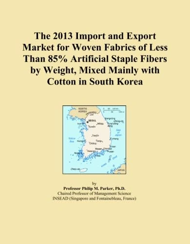The 2013 Import and Export Market for Woven Fabrics of Less Than 85% Artificial Staple Fibers by Weight, Mixed Mainly with Cotton in South Korea
