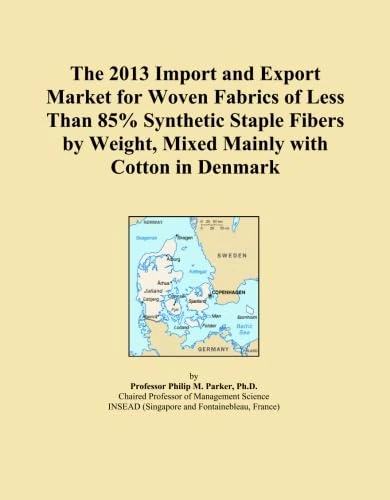 The 2013 Import and Export Market for Woven Fabrics of Less Than 85% Synthetic Staple Fibers by Weight, Mixed Mainly with Cotton in Denmark