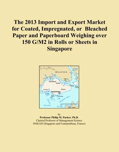 The 2013 Import and Export Market for Coated, Impregnated, or Bleached Paper and Paperboard Weighing over 150 G/M2 in Rolls or Sheets in Singapore