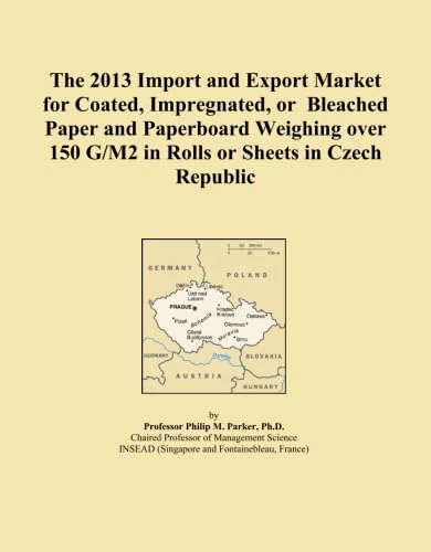 The 2013 Import and Export Market for Coated, Impregnated, or Bleached Paper and Paperboard Weighing over 150 G/M2 in Rolls or Sheets in Czech Republic