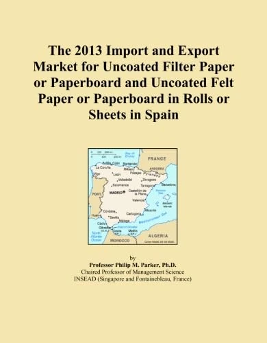 The 2013 Import and Export Market for Uncoated Filter Paper or Paperboard and Uncoated Felt Paper or Paperboard in Rolls or Sheets in Spain