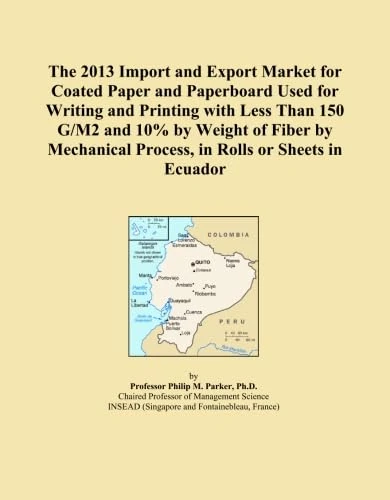 The 2013 Import and Export Market for Coated Paper and Paperboard Used for Writing and Printing with Less Than 150 G/M2 and 10% by Weight of Fiber by Mechanical Process, in Rolls or Sheets in Ecuador