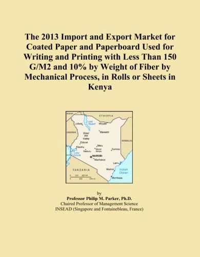 The 2013 Import and Export Market for Coated Paper and Paperboard Used for Writing and Printing with Less Than 150 G/M2 and 10% by Weight of Fiber by Mechanical Process, in Rolls or Sheets in Kenya